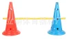 We produce and wholesale football training supplies, including 52CM large pagoda logo buckets, markers and 20-inch roadblocks details Picture